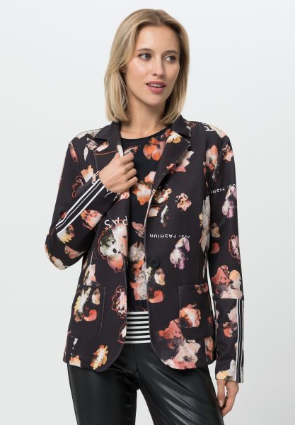 Blazer mit Alloverprint